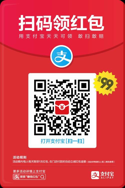 支付宝扫二维码领钱图标