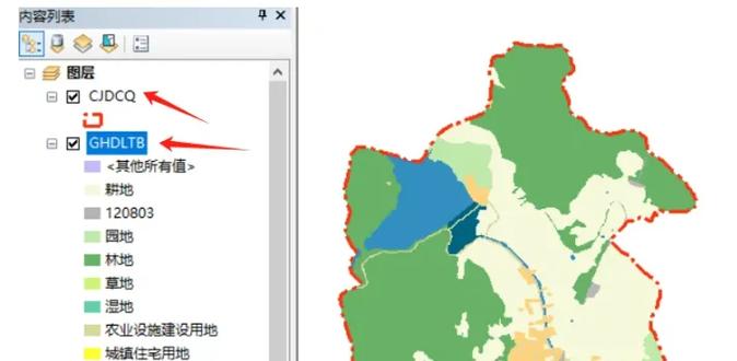 jpg图片在gis矢量化的步骤图标