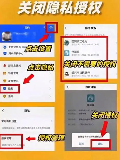 支付宝隐私设置向导 游戏截图