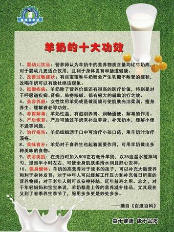 羊乳作用与功效与作用缩略图