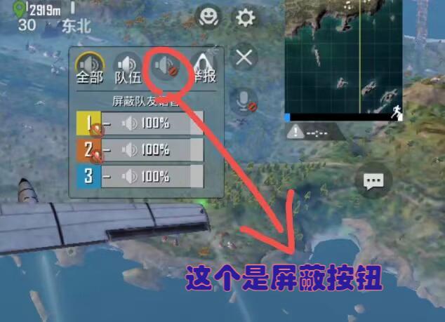 刺激战场怎么屏蔽队友语音缩略图