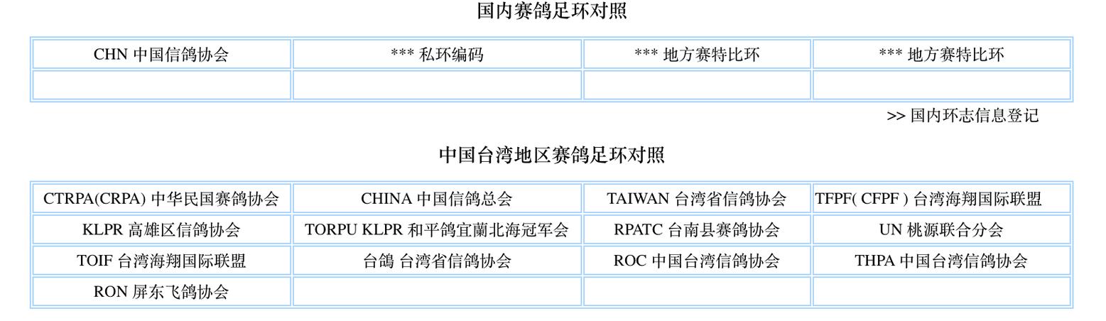 信鸽足环查询免费查询缩略图