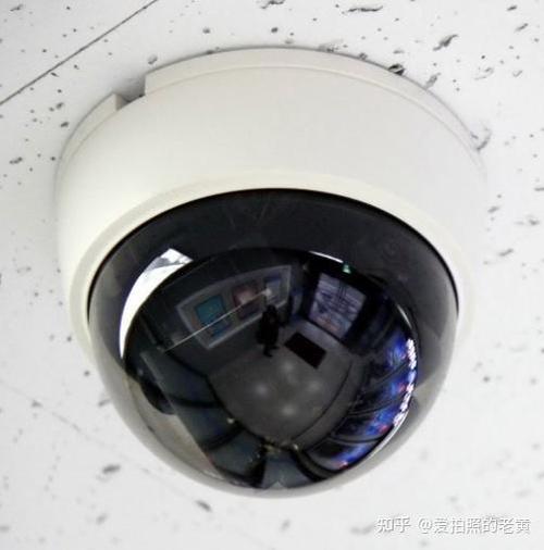 黑色球形摄像头监控范围图标