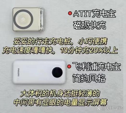 充电宝标准版和快充版的区别图标