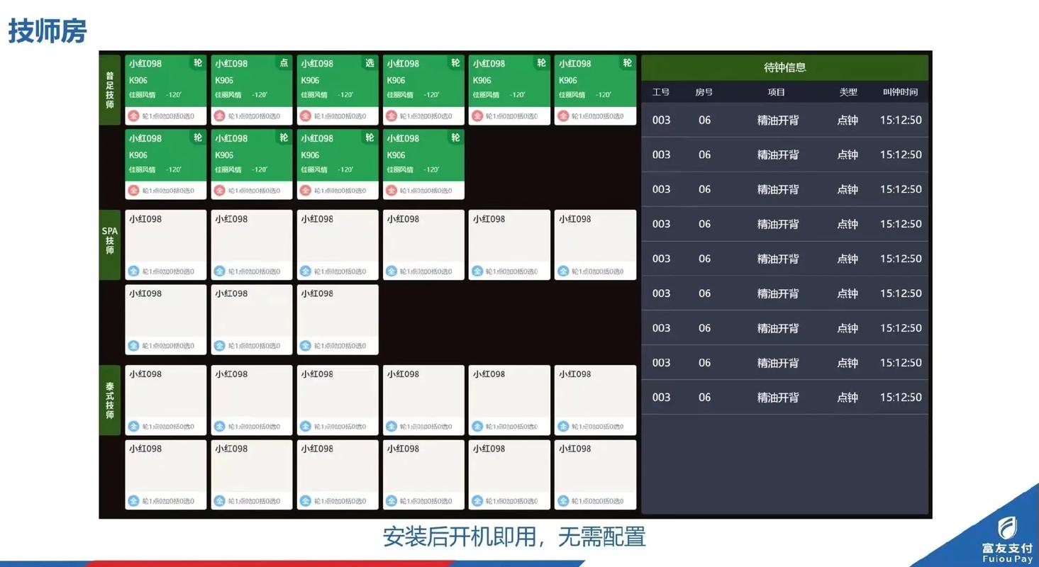 休闲乐足浴管理系统游戏截图