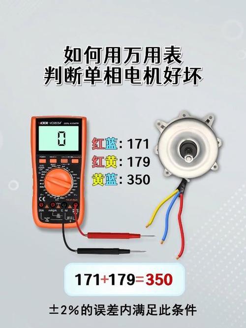 220v单相电机测量好坏图标