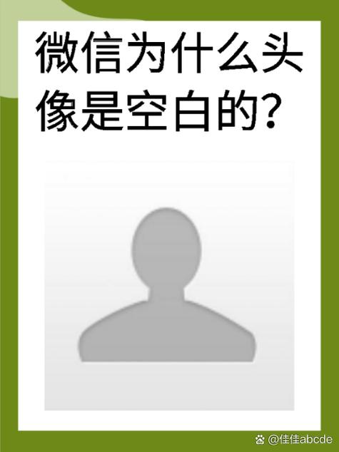 为什么微信头像突然变成空白的了缩略图