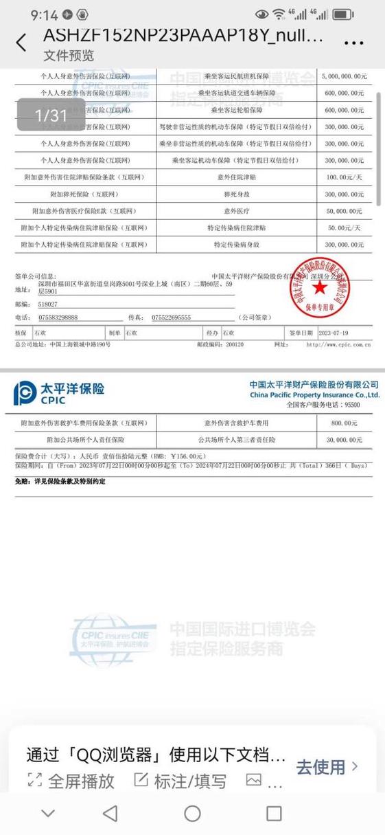 支付宝账户安全险的保单有效期游戏截图