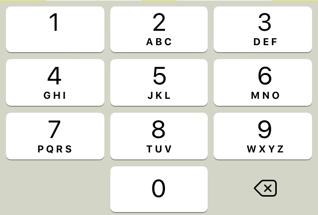 九宫格数字键盘缩略图