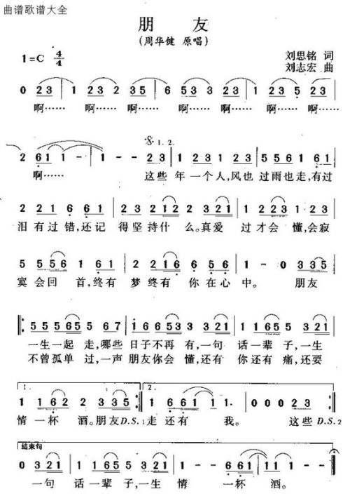 《陌生的朋友你请听我讲》简谱图片游戏截图