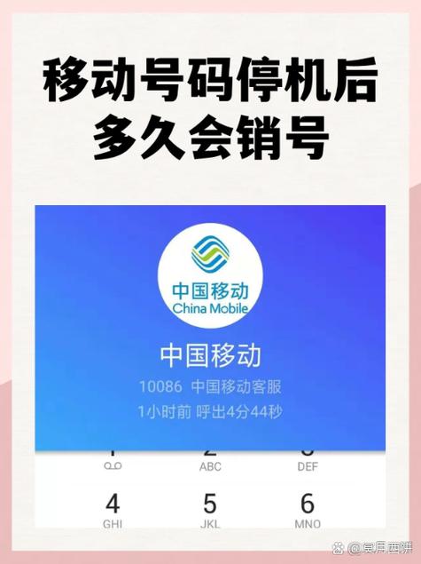 手机号码可以停机保号吗?移动图标