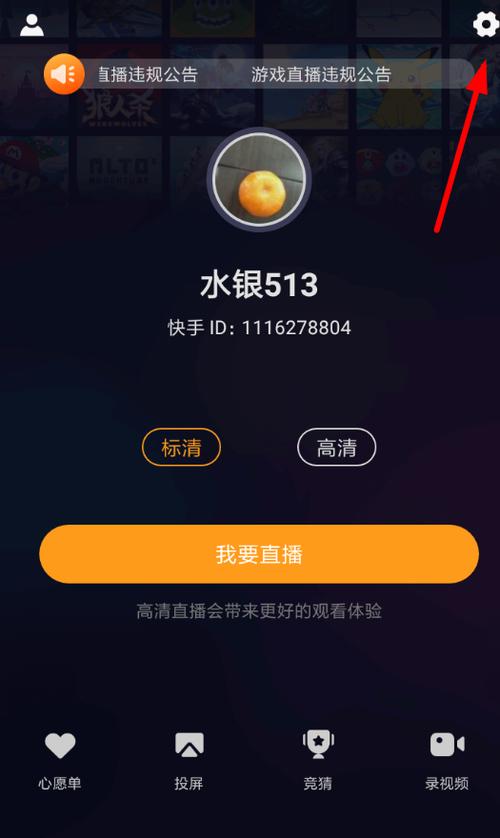 快手直播伴侣悬浮窗设置方法游戏截图