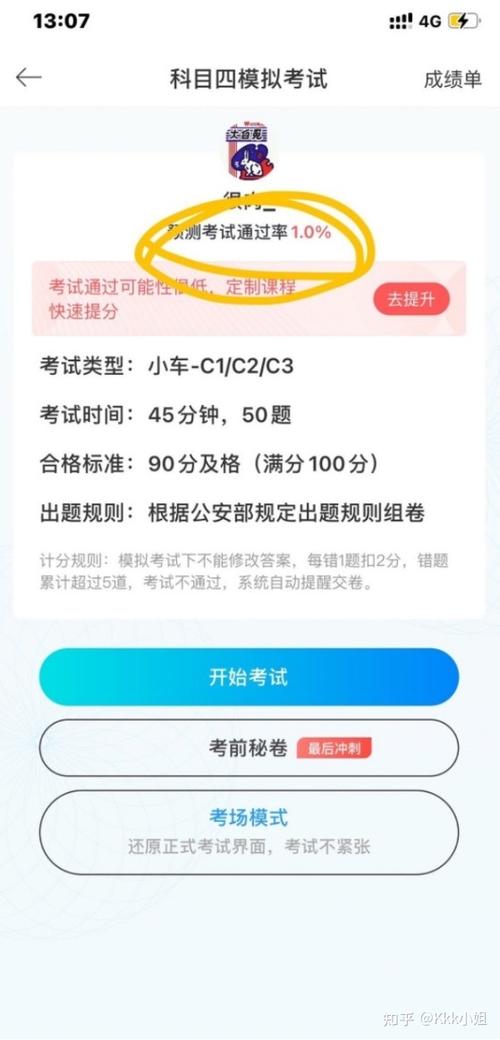 驾考宝典科目四成绩截图高清图标