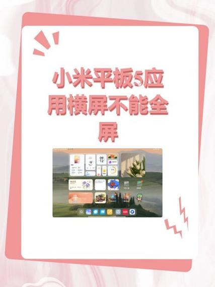 小米平板软件不能全屏缩略图