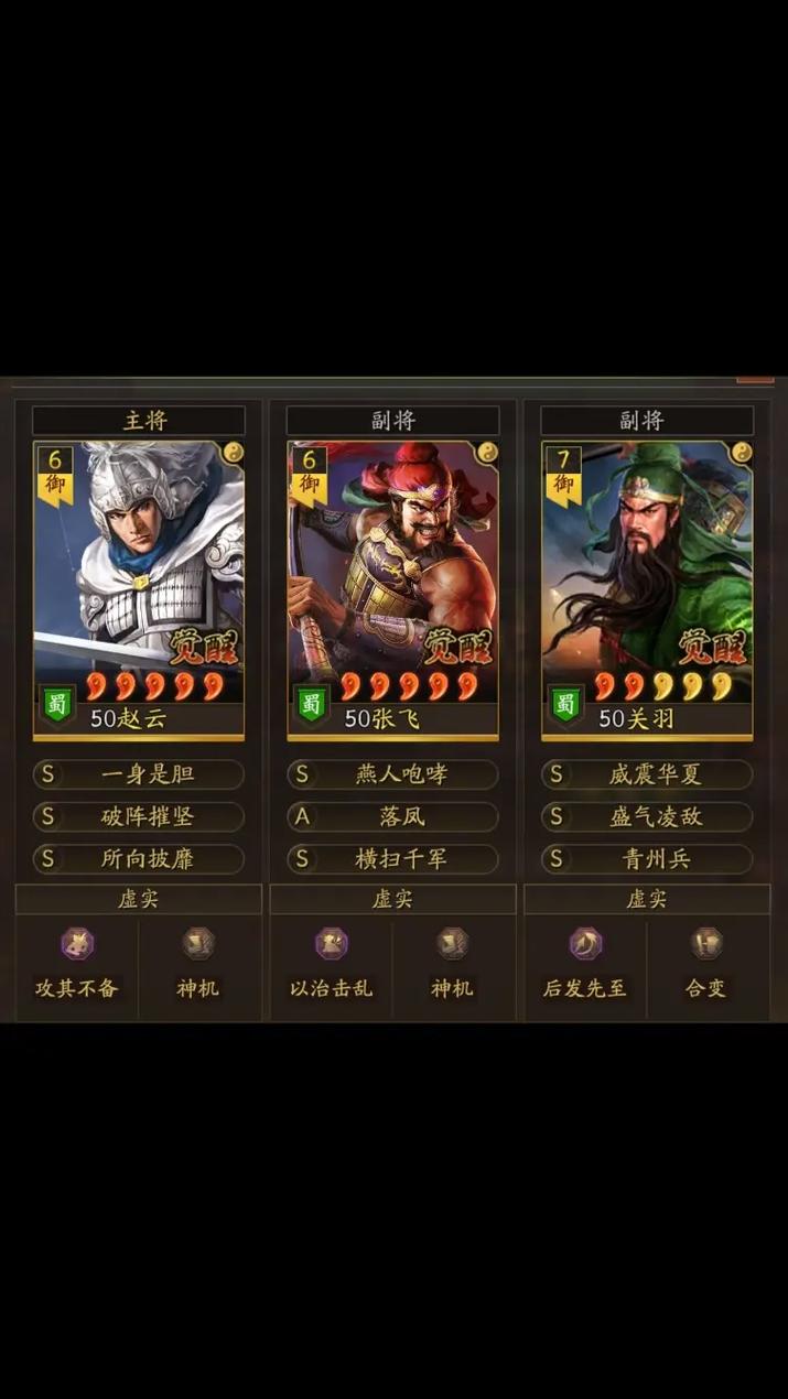 三战S2五虎枪的是强配置图标