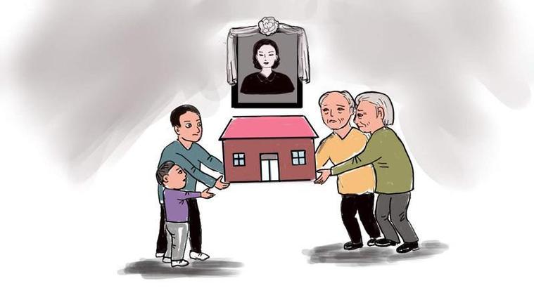 半路夫妻一方过世后财产怎么分配图标