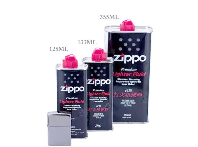 zippo打火机一次加多少油图标