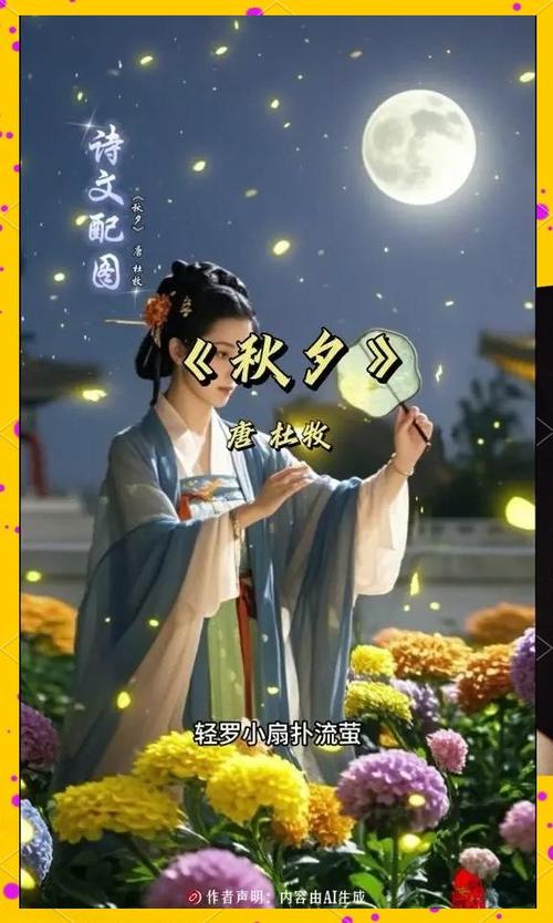 秋夕的拼音版古诗图标