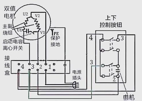 微型电动葫芦接线图解缩略图