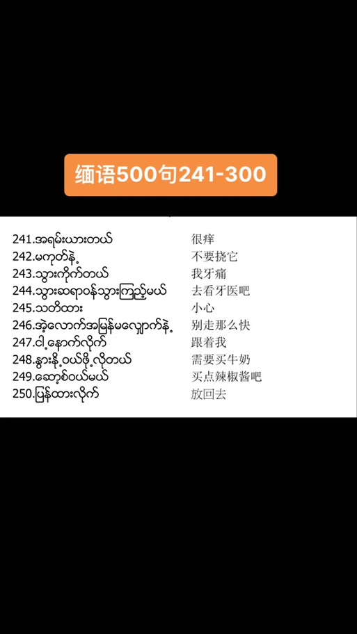 缅甸话翻译成中文图标