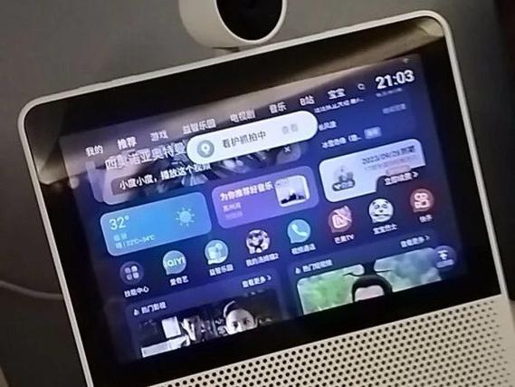 小度智能音箱怎么开启语音服务图标