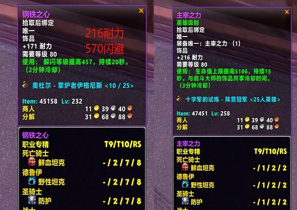 魔兽世界奥杜尔掉落大全图标