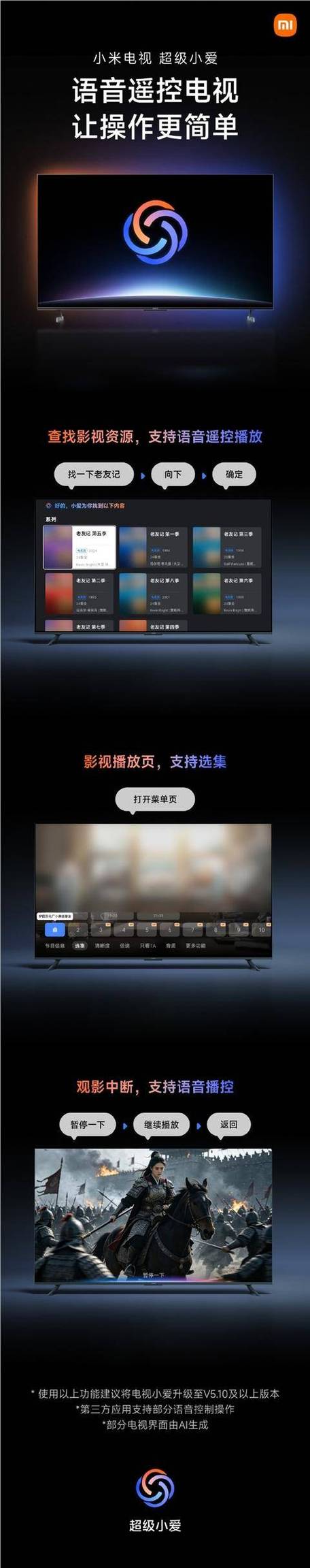 小米电视遥控语音怎么设置缩略图