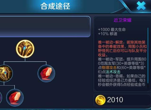 王者荣耀辅助装是什么意思游戏截图