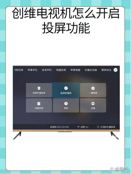 电视上的投屏功能怎么打开图标