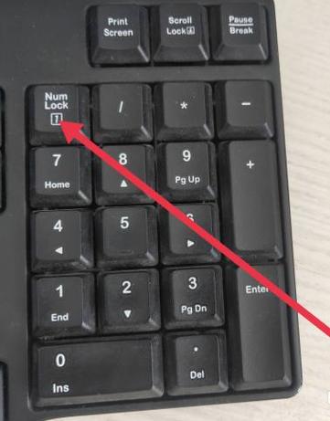 电脑键盘只有数字键能用是为啥图标
