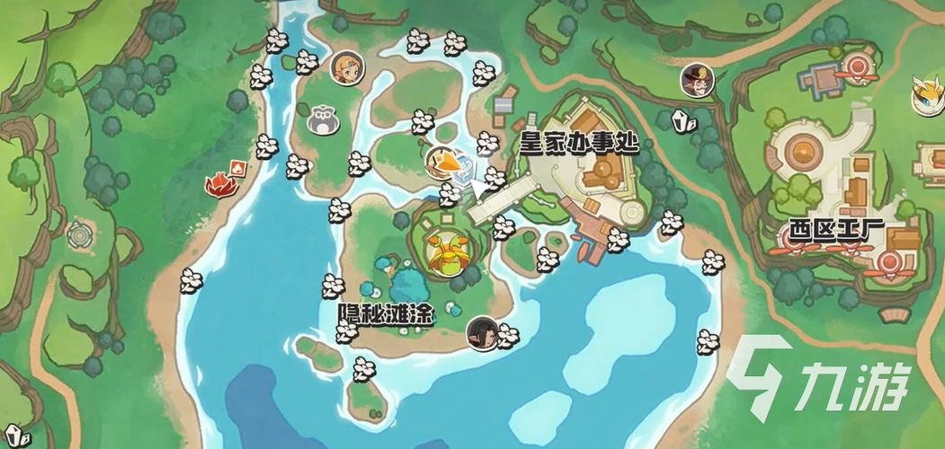洛克王国世界,有几个国家缩略图