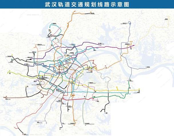武汉地铁未来的规划图标