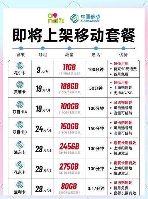 移动流量卡39元套餐介绍图标