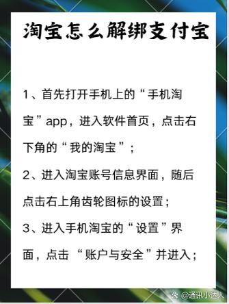 淘宝账户更换支付宝绑定的步骤图标