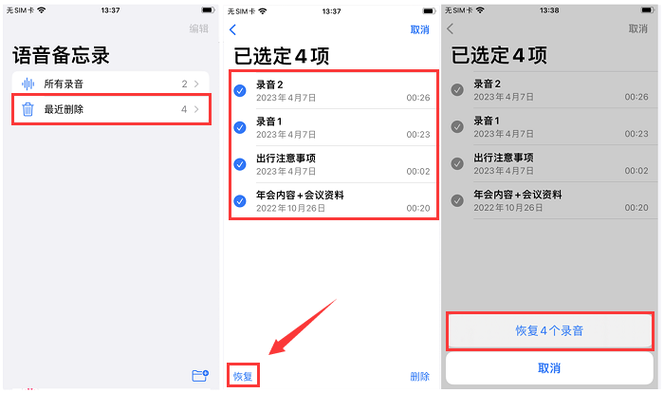 苹果语音备忘录修复助手 游戏截图