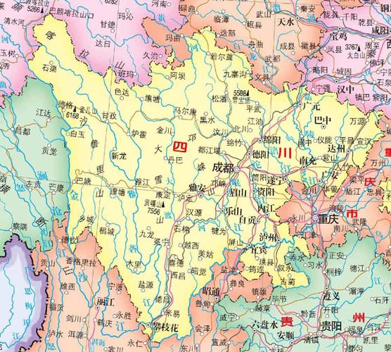 四川省地图 放大图片图标