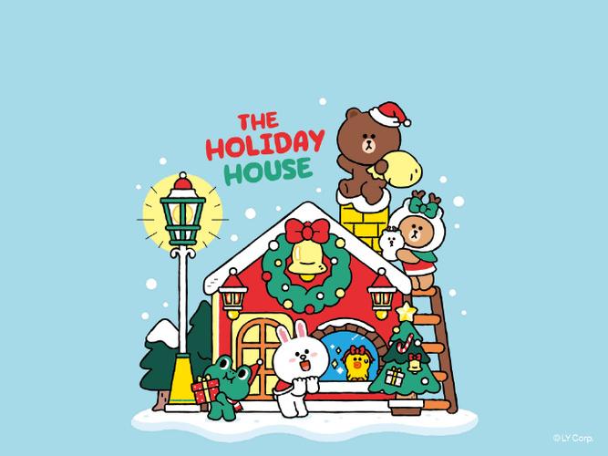 line friends圣诞壁纸图标