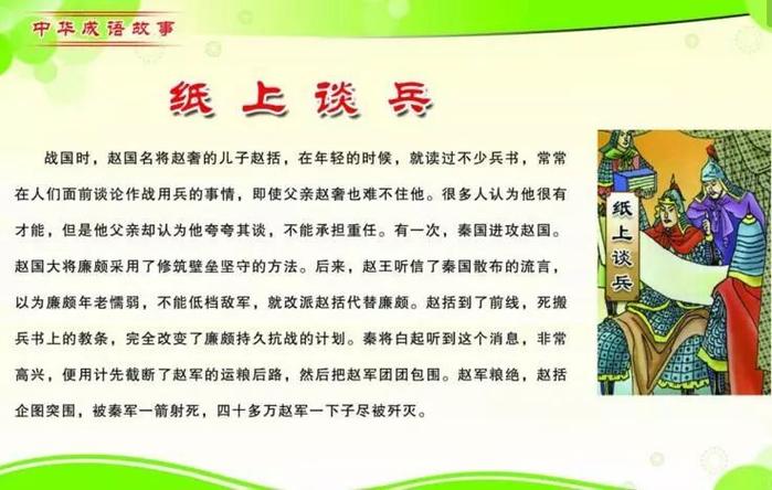 纸上谈兵的故事简介图标