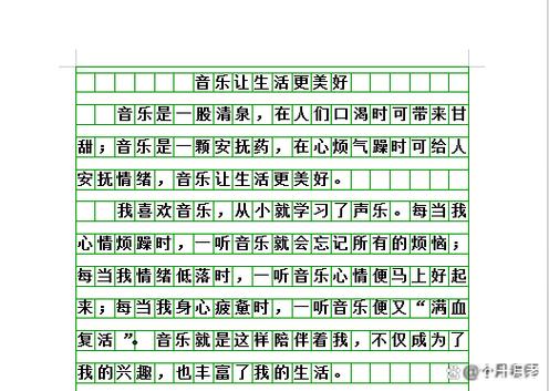 描写音乐的作文片段缩略图