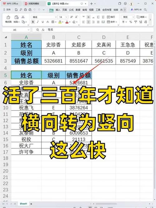 如何把横向数字改成竖向缩略图