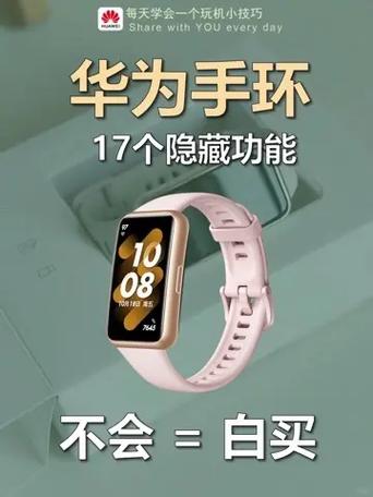 华为智能手环最新款功能介绍图标