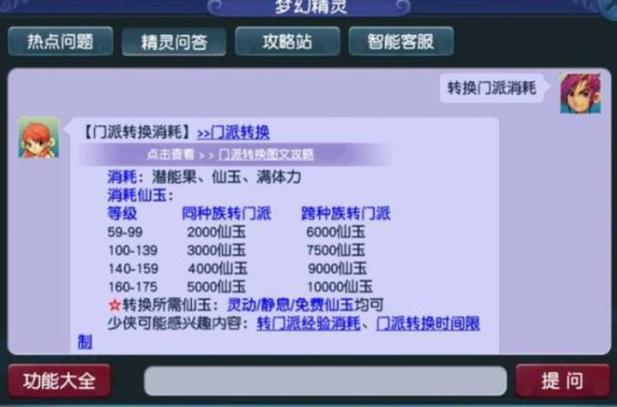 梦幻西游转回历史门派需要多少钱游戏截图