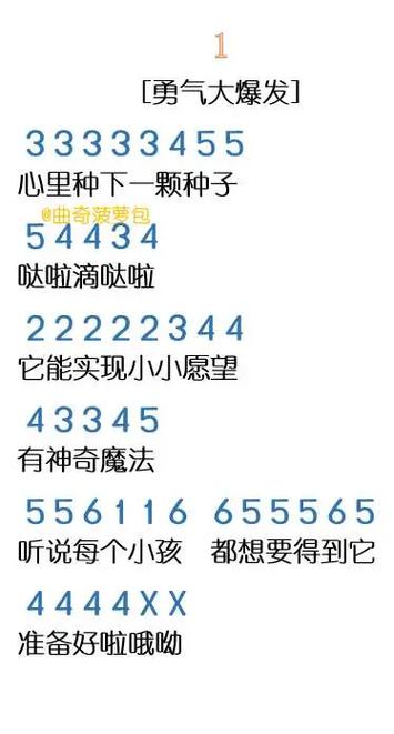 竖笛入门简谱缩略图