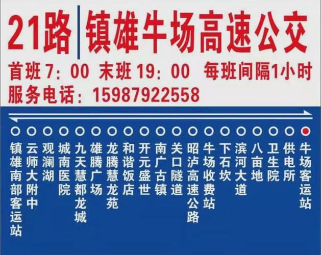 镇雄6路公交车最后一班是几点图标