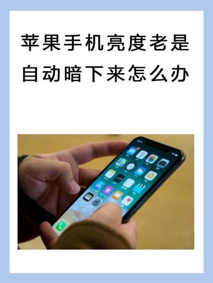 苹果手机屏幕亮度一会黑一会亮缩略图
