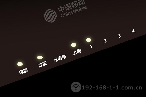 移动猫的注册灯一直闪而且没网图标