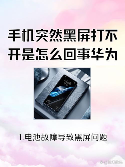 华为手机摔了黑屏打不开怎么办图标