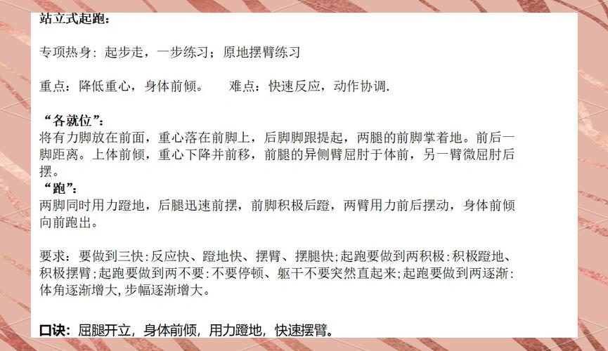 小学50米站立式起跑教学设计缩略图