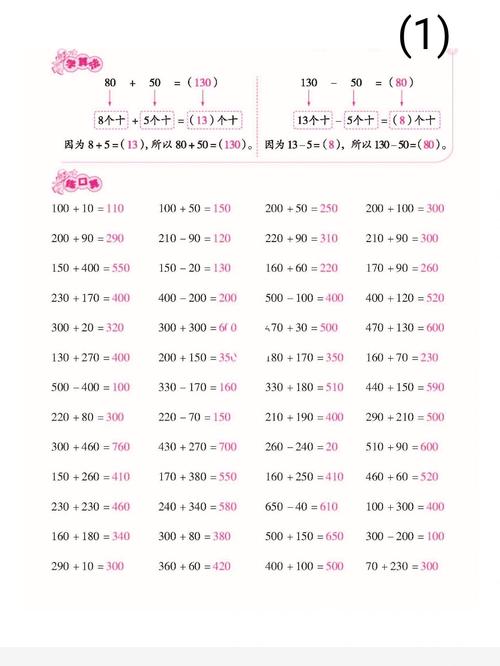 九年级数学计算题100道及答案缩略图