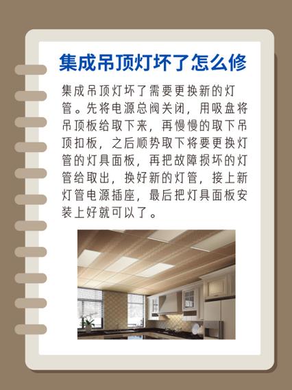 卫生间吊顶灯坏了怎么换图标